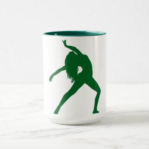 Taza Dancer Silhouette Coffee Mug