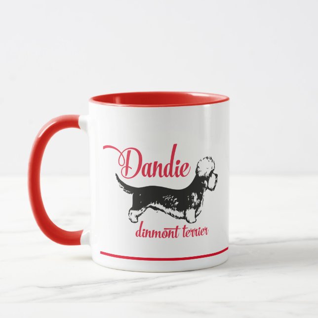 Taza Dandie dinmont terrier (Izquierda)