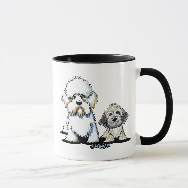 Taza Dandie Dinmont Terriers (Derecha)