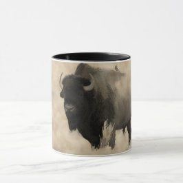 Taza "Dando un paseo" - Diseño de Bison-lover