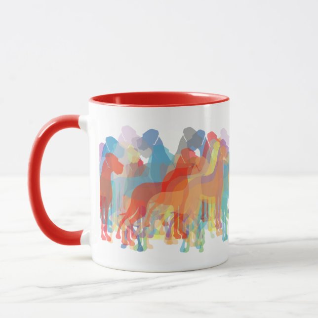 Taza Dáneses Gigantes Elegantes (Izquierda)