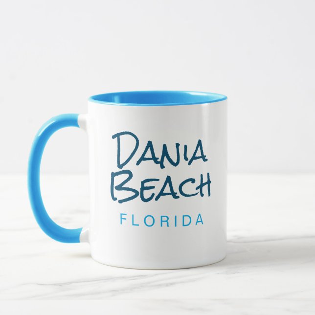 Taza Dania Beach Florida Coffee Mug (Izquierda)