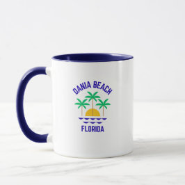 Taza Dania Beach Florida Coffee Mug