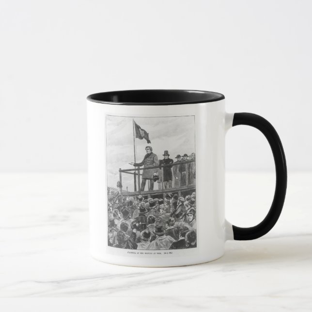 Taza Daniel O'Connel en la reunión en el ajuste (Derecha)