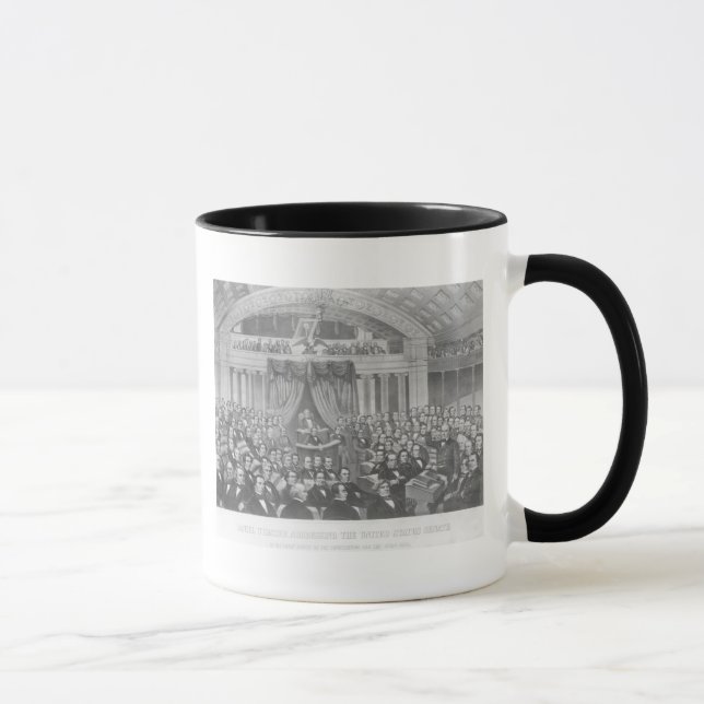 Taza Daniel Webster que se dirige a los Estados Unidos (Derecha)