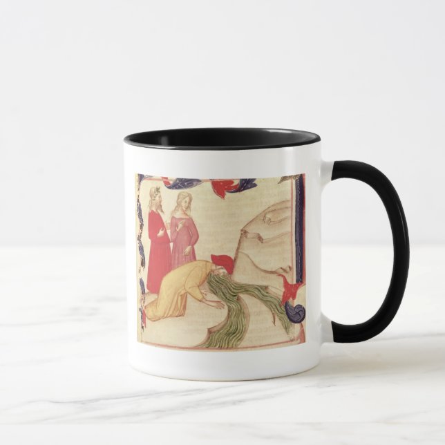 Taza Dante que se purifica antes de entrar (Derecha)