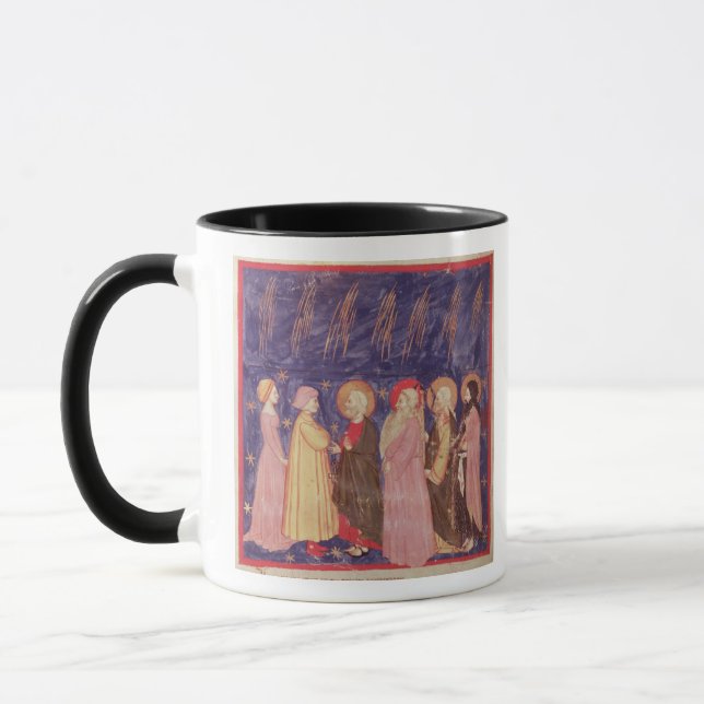 Taza Dante y Beatriz con los santos del paraíso (Izquierda)