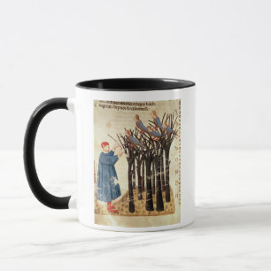 Taza Dante y las almas transformadas en pájaros