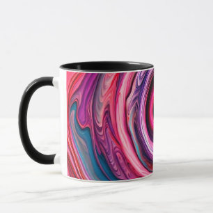 Taza "Danza abstracta radiante"