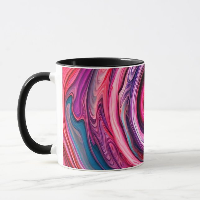 Taza "Danza abstracta radiante" (Izquierda)