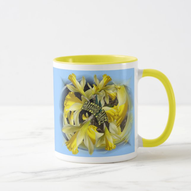 Taza DANZA DE DAFFODIL ~ Ringer Mug (Derecha)