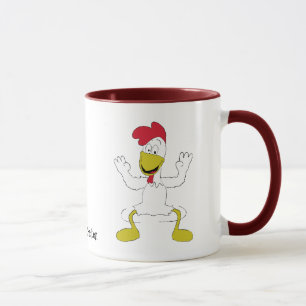 Taza Danza del pollo del dibujo animado