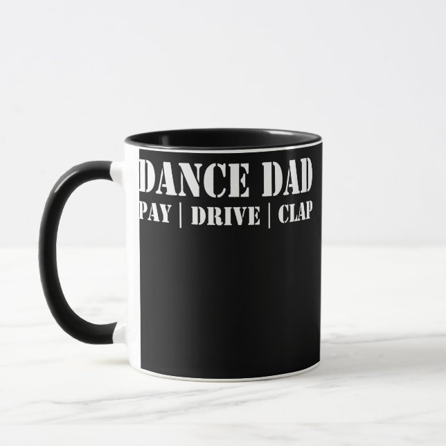 Taza Danza divertida para hombres papá paga impulso bai (Izquierda)