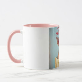 Taza Dapper Pocket Bunny (conejito de bolsillo) con cor