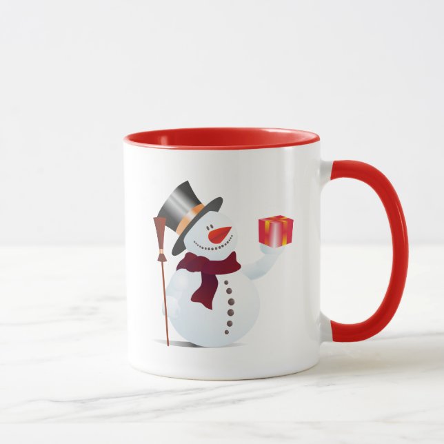 Taza Dar a Snowman para Navidades / X-mas (Derecha)