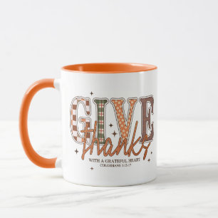 Taza Dar las gracias al otoño
