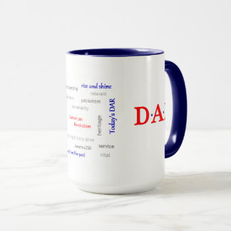 Taza DAR patriótico