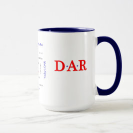 Taza DAR Patriótico
