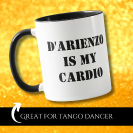 Taza D'Arienzo es mi cardio divertido Tanguero Tango Ba