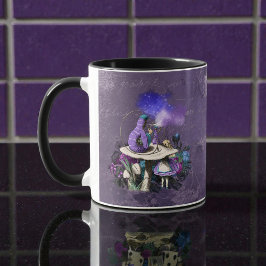 Taza Dark Alice Rustic Deep Purple