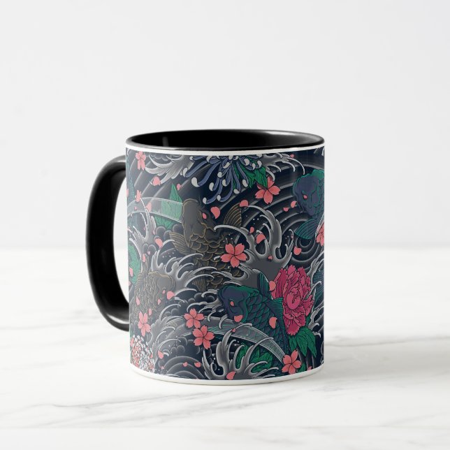 Taza Dark Koi Tattoo Mug (Anverso izquierdo)