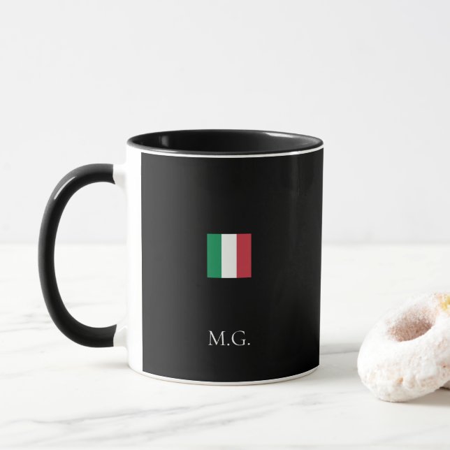 Taza Dark Mode Matte Black Ceramic Mug Custom (Con donut)