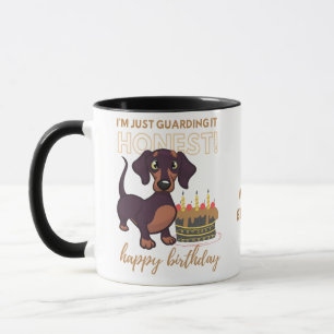 Taza Darling Dachshund Dog Curiosa MAMÁ o Papás Cumplea