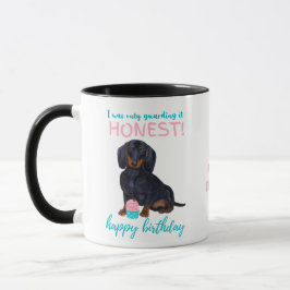 Taza Darling Dachshund Dog Curiosa MAMÁ o Papás Cumplea