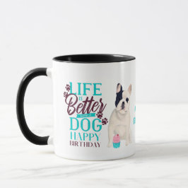 Taza Darling French Bulldog Dog ama A MAMÁ Cumpleaños
