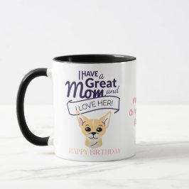 Taza Darling Shorthal Honey Chihuahua MOM Cumpleaños