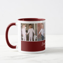 Taza Darlings personalizados de tía con 4 fotos cuadrad