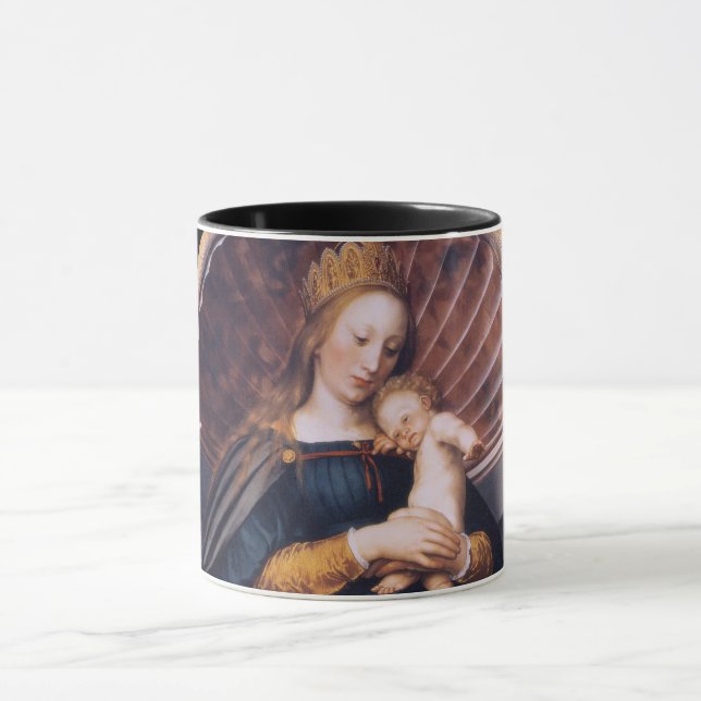 Taza Darmstadt Madonna, Holbein, el joven (Centro)