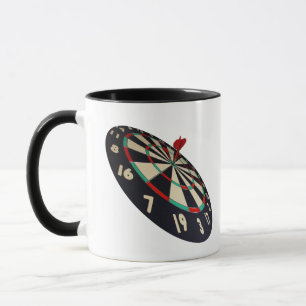 Taza Dart En El Objetivo De Bulleye,