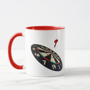 Taza Dart En Vuelo A Bullseye,