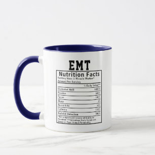 Taza Datos divertidos de nutrición de técnicos de emerg