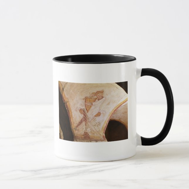 Taza David que juega en la arpa (Derecha)