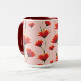 Taza Dawnfire Poppies