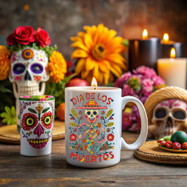 Taza Day of the dead, Mexican holiday