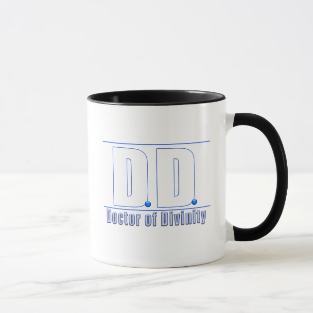 Taza DD Médica de Divinity Acronym LOGO (Derecha)