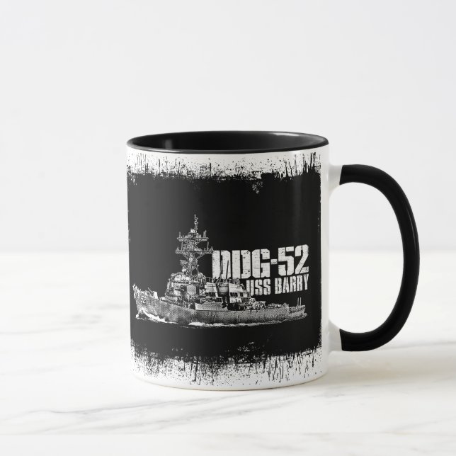 Taza DDG-52 Barry 11 oz Ringer Mug (Derecha)