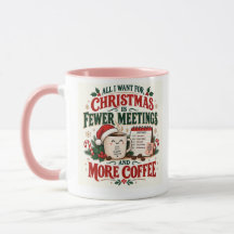 Taza de 11 oz: Diversión en Navidad Menos Reunione