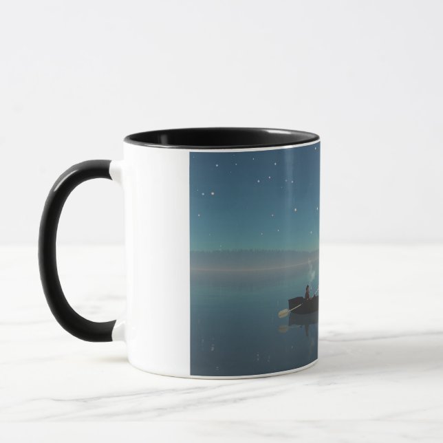 taza de 14 oz con imagen "Pacífica" (Izquierda)