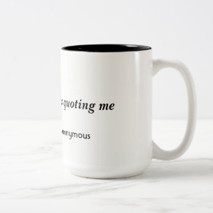 taza de 15 onzas con cita única