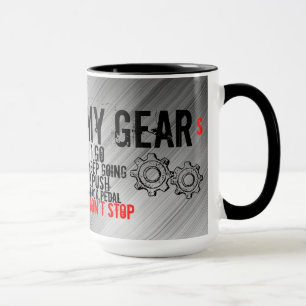 taza de 15 onzas, "MIS ENGRANAJES "