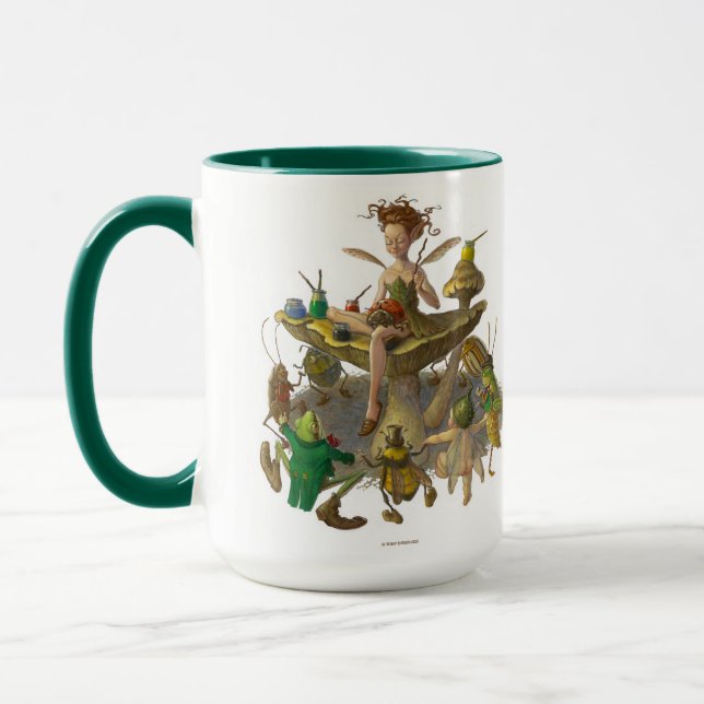 Taza de 15 oz. «El artista más pequeño» (Izquierda)
