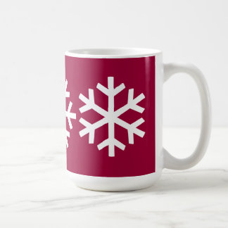 Taza de 3 copos de nieve