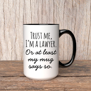 Taza de abogado divertida para oficinas de abogado