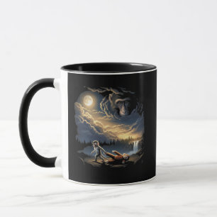 Taza de Abrazo de Mono Bebé y Juguete de Peluche