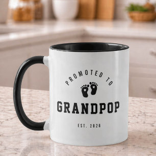 Taza de Abuelo Ascendido Regalo de Nuevo Abuelo