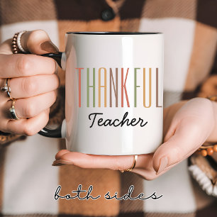 Taza de Acción de Gracias para Enfermera Agradecid